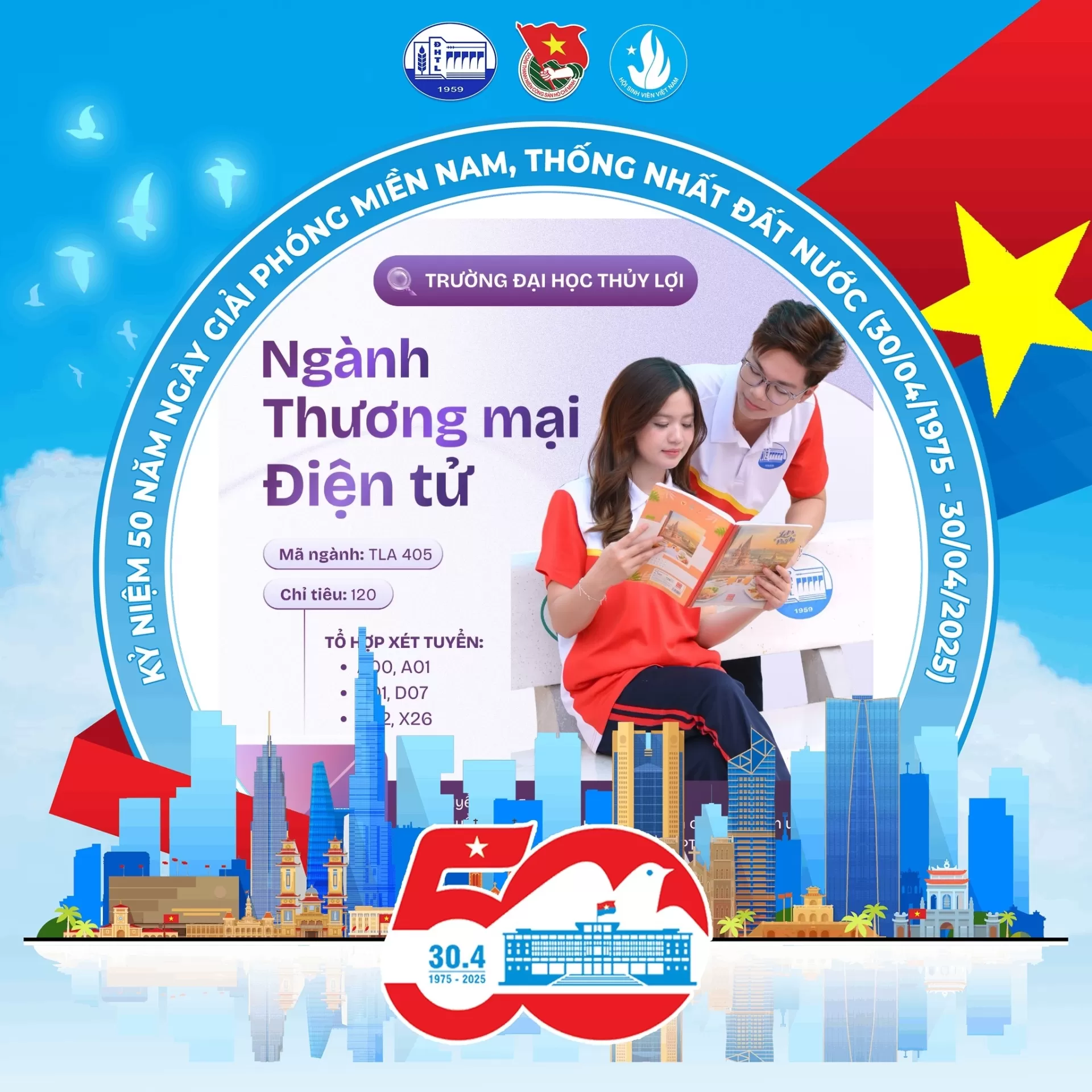 Tuyển sinh ngành thương mại điện tử 2025 trường đại học Thủy Lợi