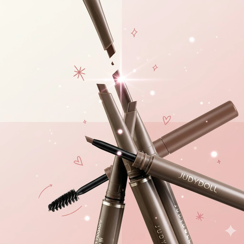 Chì Kẻ Mày Lâu Trôi Judydoll Long-Lasting Eyebrow Gel Pencil – Bút Kẻ Mày 2 Đầu Dạng Gel Lên Màu Tự Nhiên